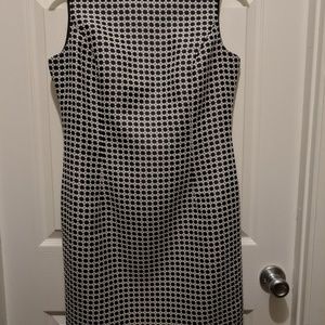 Brooks Brothers Black and White Petite Dress